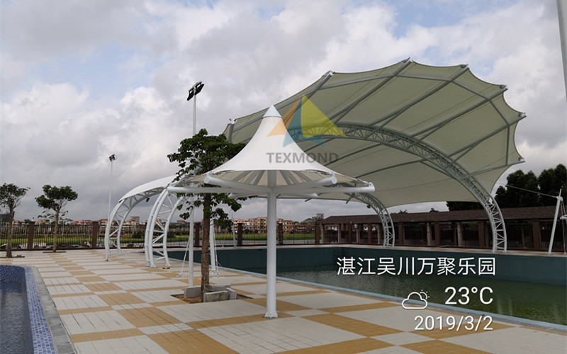 湛江吴川万聚乐园PTFE膜结构工程