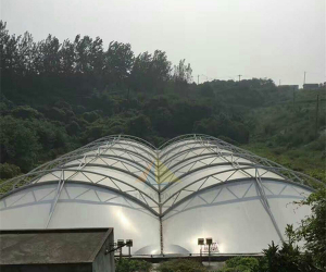 湖北荆门垃圾填埋场污水池加盖工程