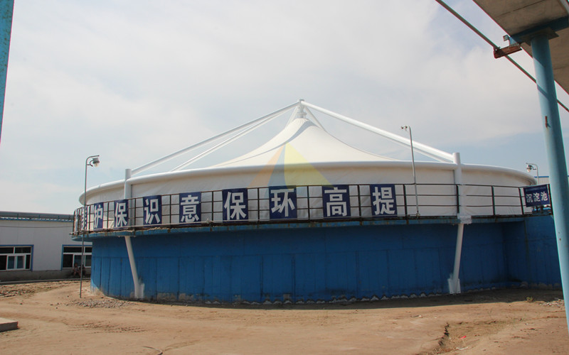 东营市海科瑞林化工有限公司污水池加盖